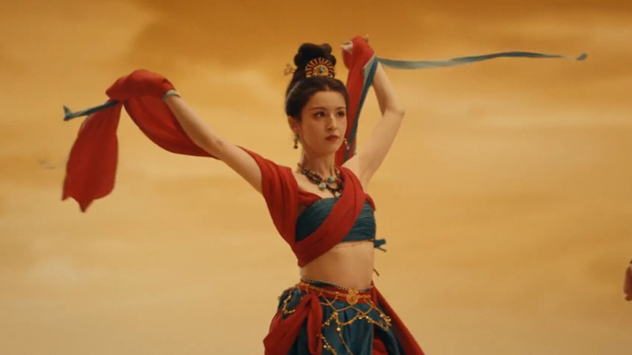 2023!哈妮克孜再跳敦煌飞天舞,播放一夜破亿,美出新高度!