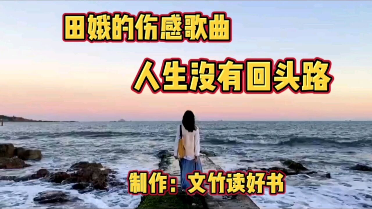 田娥的傷感歌曲《人生沒有回頭路》