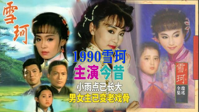 1990雪珂演员今昔,男女主均成老戏骨,小雨点已经奔五了