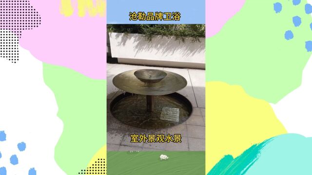 沧勒品牌卫浴#庭院景观水池#园林水景设计#支持定制