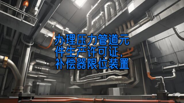 办理压力管道元件生产许可证,补偿器限位装置