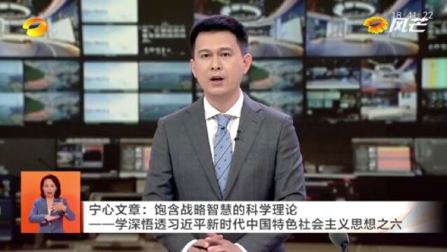 宁心文章:饱含战略智慧的科学理论——学深悟透习近平新时代中国特色社会主义思想之六