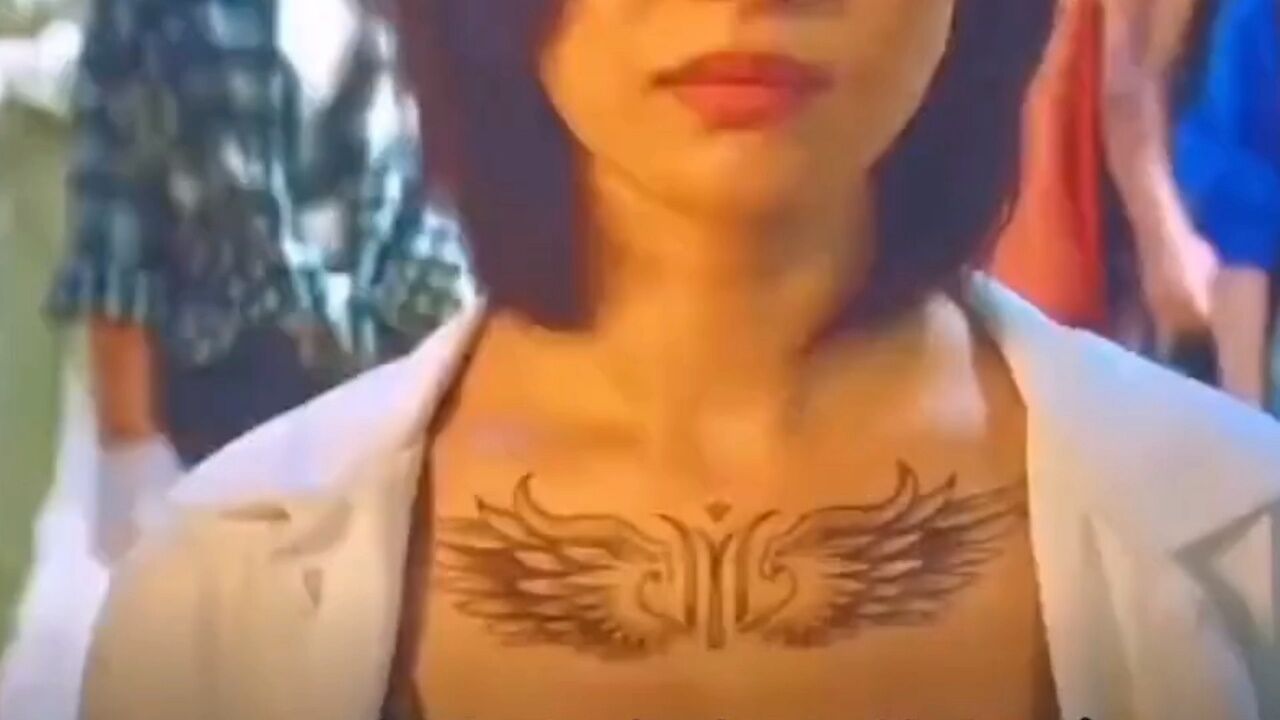 电影《消失的她》细节—沈曼的纹身