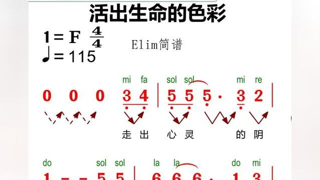 #零基础学简谱 #简谱视唱 #视唱 #教学简谱 #简谱识谱教学