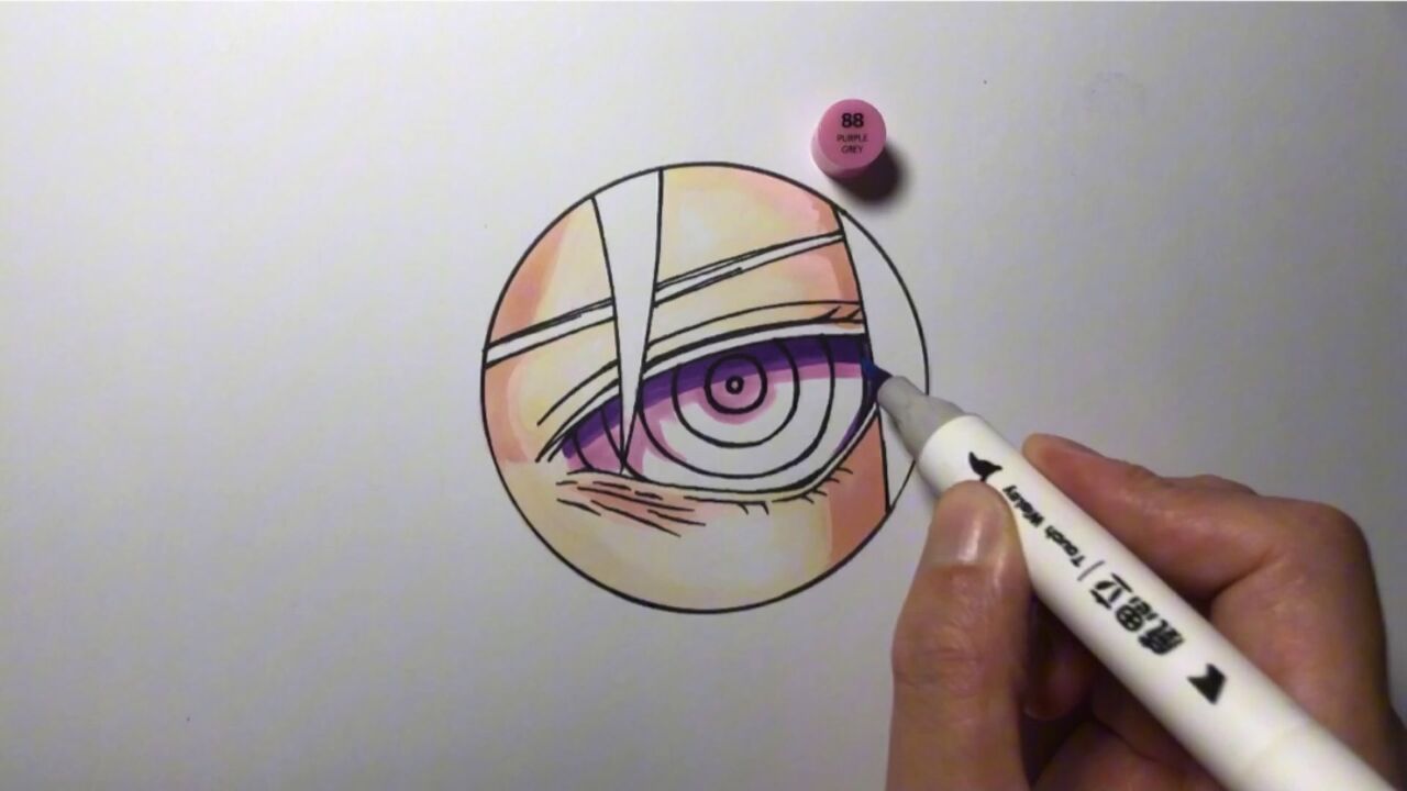 火影迷都会画的六勾玉轮回眼