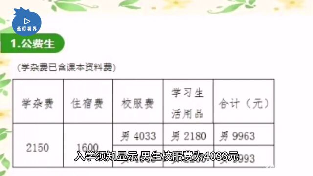 广东一中学校服费4000余元引争议,学校回应:是整套校服共30件,有些是运动品牌