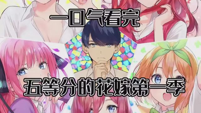 一口气看完五等分的花嫁第一季 #五等分的花嫁 #夏日暴击 #五等分的新娘