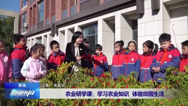 【资讯】农业研学课:学习农业知识 体验田园生活