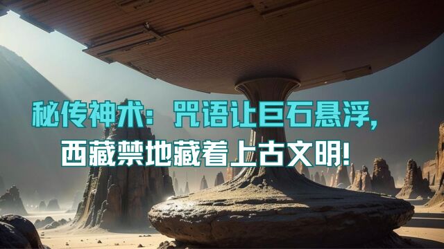 秘传神术:咒语让巨石悬浮西藏禁地藏着上古文明