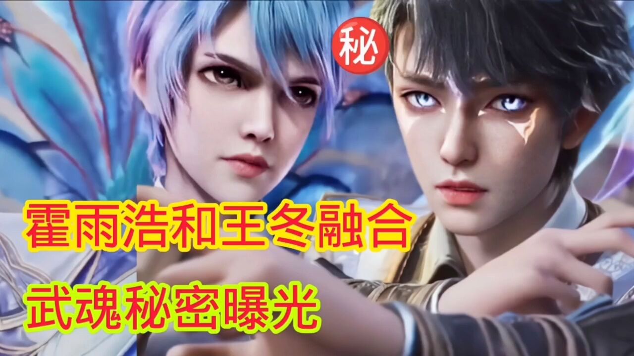 斗罗大陆‖绝世唐门:霍雨浩和王冬融合,武魂秘密曝光_腾讯视频