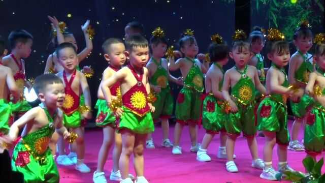 2023永昌天乐幼儿园《竹竿舞》