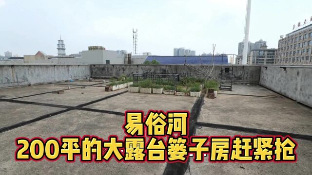 易俗河200平的大露台免费用赶紧抢