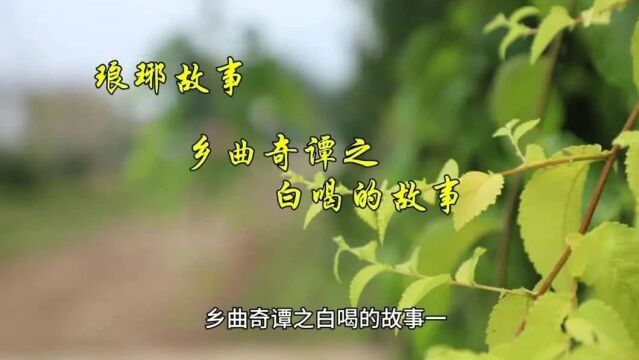 琅琊故事 | 乡曲奇谭之白喝的故事