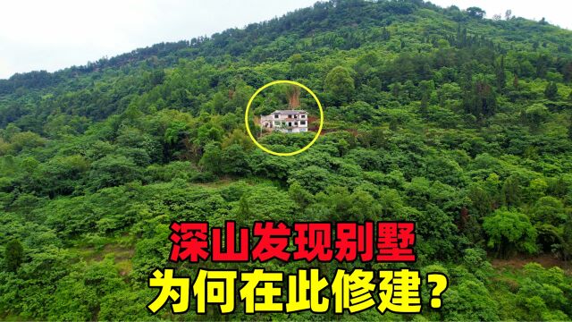 綦江深山发现别墅,如此风水宝地为何废弃?造价得花多少钱?