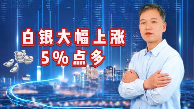 白银大幅上涨5%点多