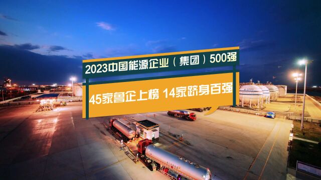 微视频丨向新而变 向绿而行!45家鲁企上榜2023中国能源企业(集团)500强