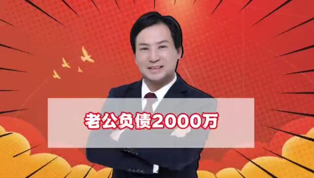 董哥债务:老公公司面临破产,负债至少2000w,我该怎么做?