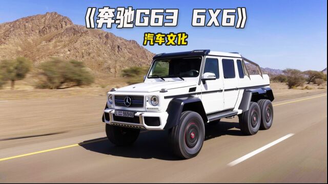 地表最强越野车奔驰G63 6X6!