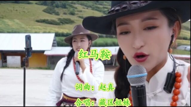 一首流行于内蒙古地区的传统民歌《红马鞍》,也是一首非常有代表性的草原歌曲,藏区姐妹深情演唱