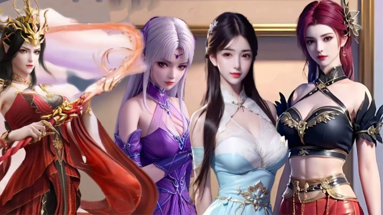 斗破苍穹年番:四大女神换全新建模,美杜莎怀孕后更加成熟,雅妃更大了