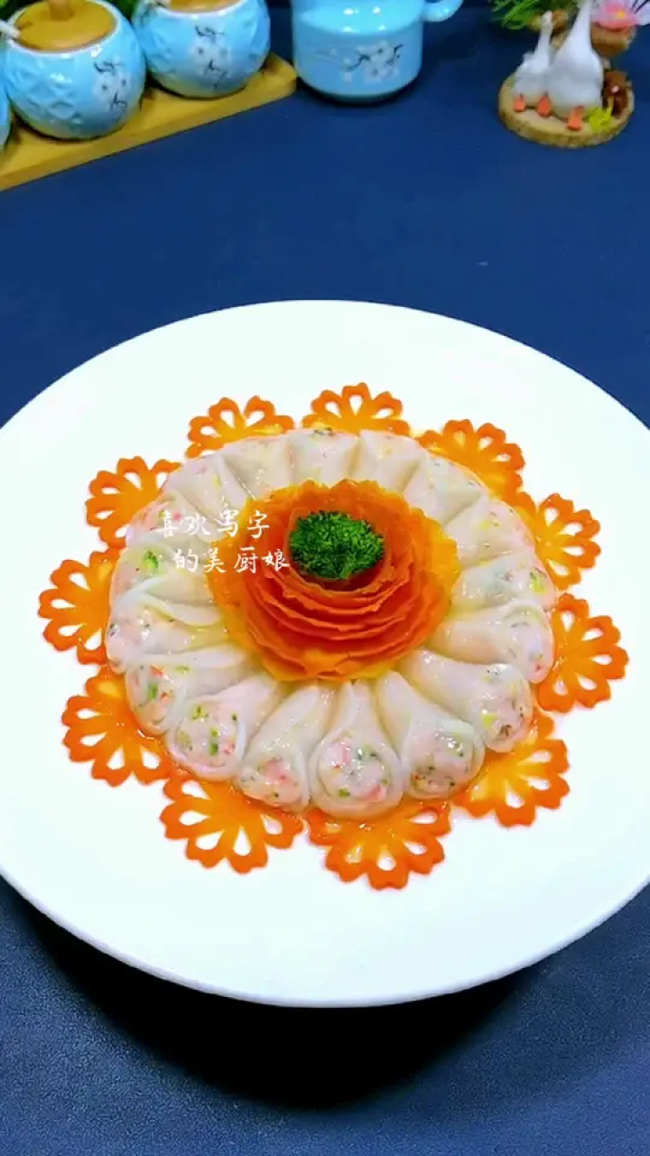 美食 #美厨娘原创美食#创意摆盘#果蔬雕刻