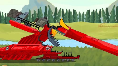 坦克世界动画:恶魔家族对战德国拉特，阶梯级比赛爆笑全场