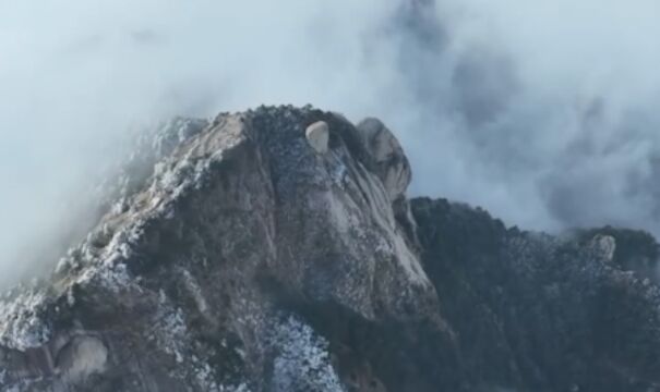 持续降温,安徽,气温骤降,九华山现雾凇景观