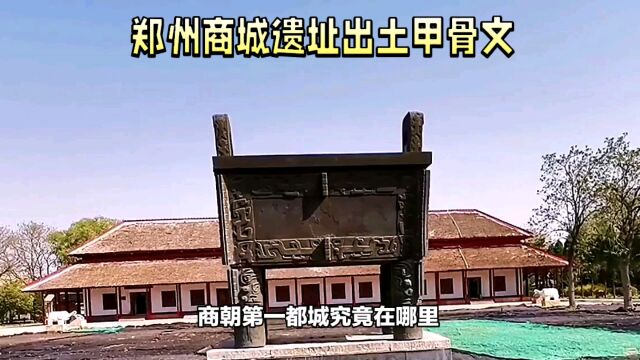 郑州商城遗址出土甲骨文