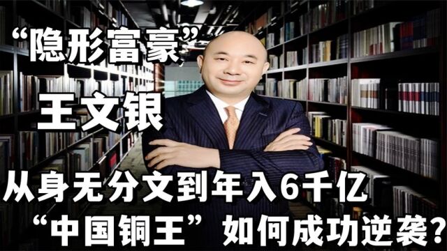 真正的“隐形首富”王文银:手握全球十万亿矿产,一年进账6919亿