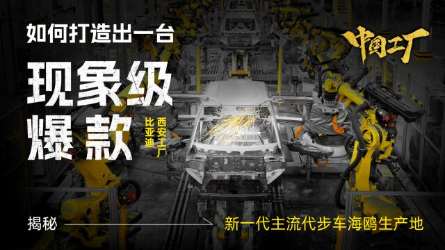 如何打造出一台现象级爆款 揭秘新一代主流代步车海鸥生产地 比亚迪西安工厂