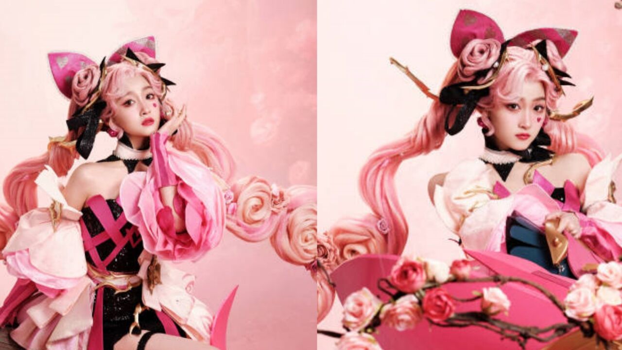 关晓彤cos孙尚香太惊艳!化身蔷薇恋人还原,甜酷少女大小姐驾到