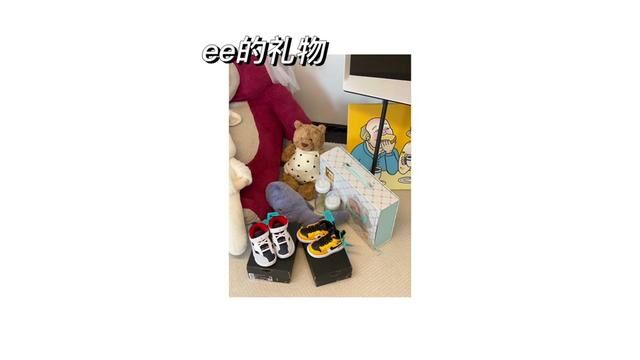 ee们的礼物| aj球鞋.jellycat安抚玩偶. 儿童玩具.布朗博士奶瓶.给ee们笔芯. #母婴好物 #宝宝礼物