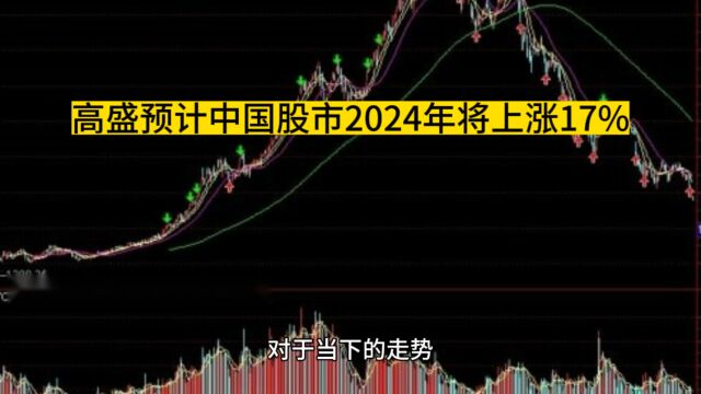 高盛预计中国股市2024年将上涨17%