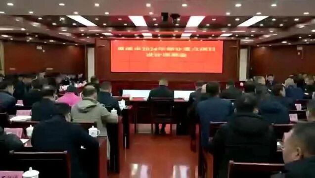 我市召开2024年部分重点项目设计谋划会