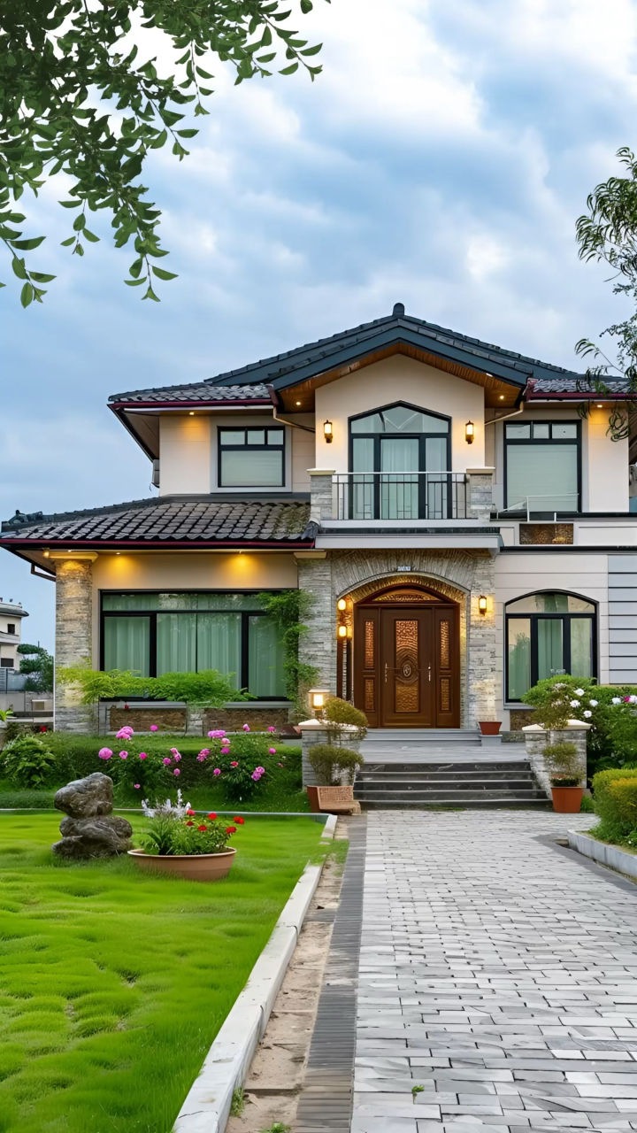 农村建房,家里都有一个这样的小院吧