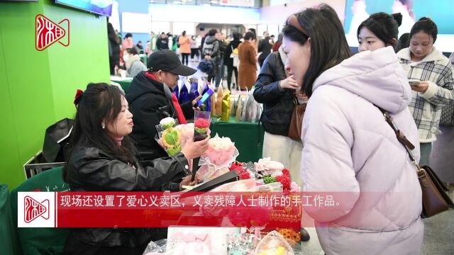 长沙市2024年就业援助月主会场招聘会举行