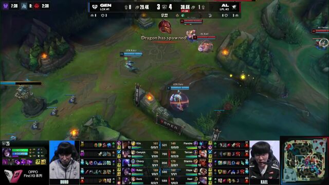 英雄联盟S15瑞士轮 第2日 GEN vs AL