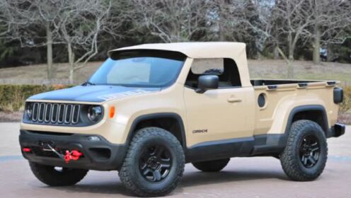 造型满分 Jeep Comanche皮卡概念车细节展示