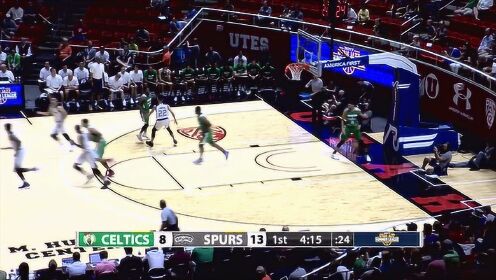 《NBA全场集锦》【得分】虚晃后撤一气呵成 福布斯高难度后仰跳投