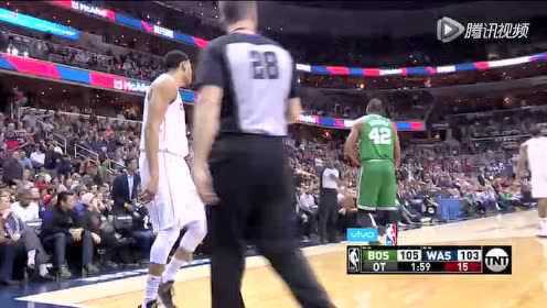 《NBA全场回放》【回放】凯尔特人vs奇才加时赛 布朗飙进大心脏三分