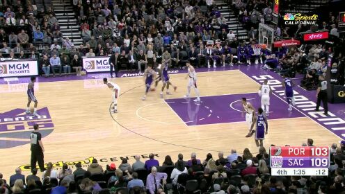 《NBA全场集锦》【得分】不鸣则已一鸣惊人 福克斯三分穿针杀人诛心