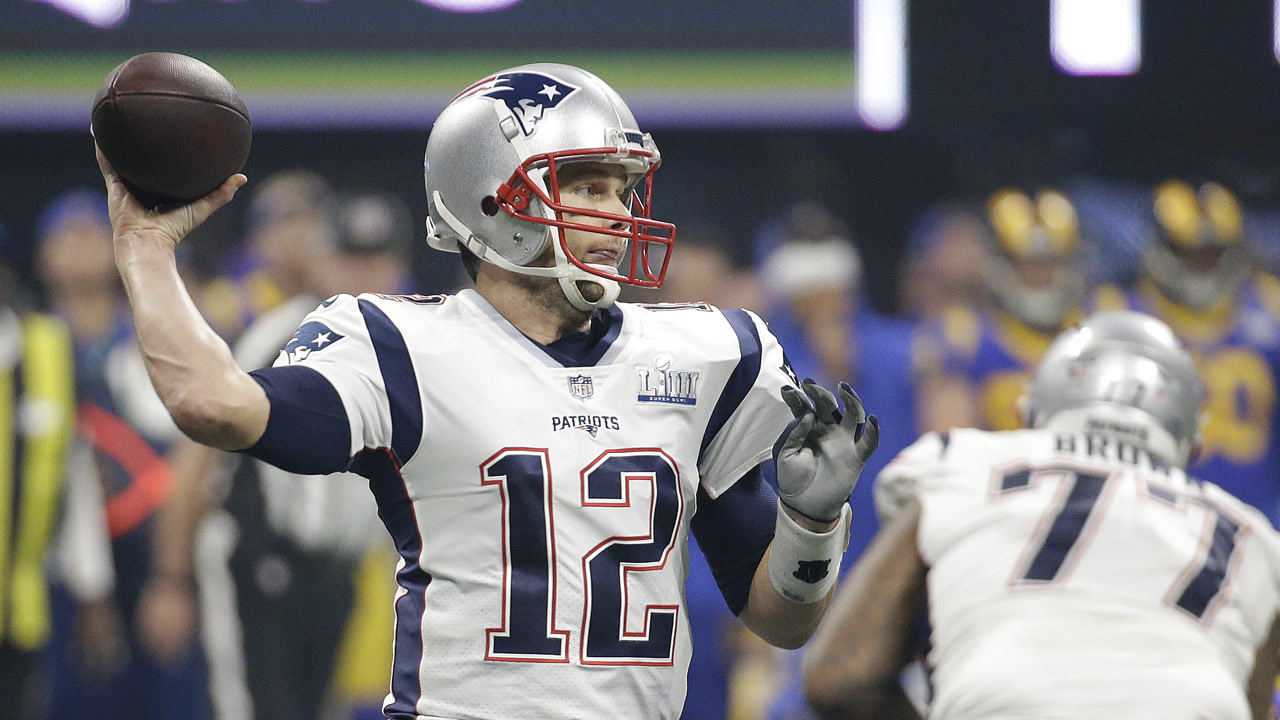 【球星】布雷迪集锦 神来之笔传球助队达阵夺生涯第六冠