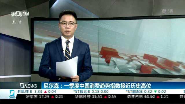 尼尔森:一季度中国消费趋势指数接近历史高位