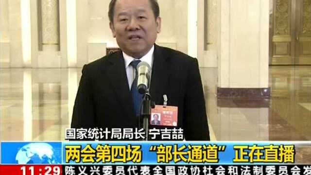 宁吉喆:我国国民经济核算体系已与国际接轨 GDP数据是科学可靠国际可比的