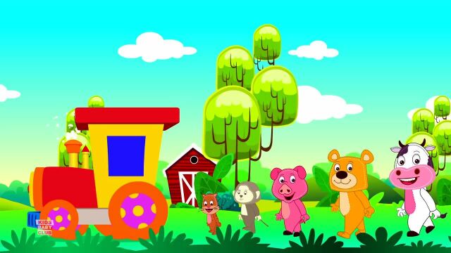 Animal Sound Song | Ben The Train | Cartoon Videos For Toddlers