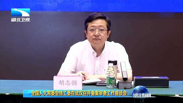 全国人大常委会法工委在武汉召开备案审查工作座谈会