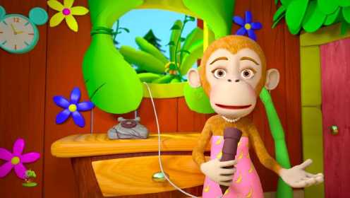 Five Little Monkeys | Kindergarten Nursery Rhymes Songs for Kids | Cartoon by Little Treehouse