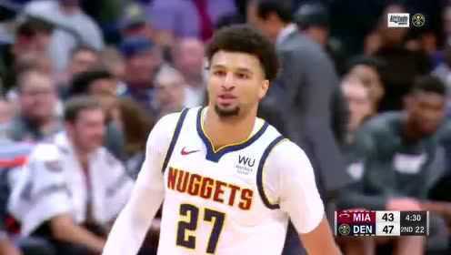《NBA全场回放》【回放】热火vs掘金第2节 德里克琼斯飞天遁地接球暴扣