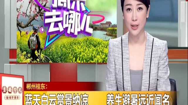 郴州桂东:蓝天白云赏景纳凉 养生避暑远近闻名