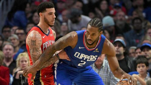 《NBA全场集锦》【原声】鹈鹕109-134快船 哈雷尔爆砍34分12篮板血帽球哥